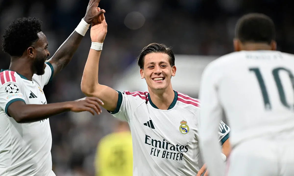 Real Madrid, RB Leipzig'i 4-1 yendi: Arda Güler gol attı