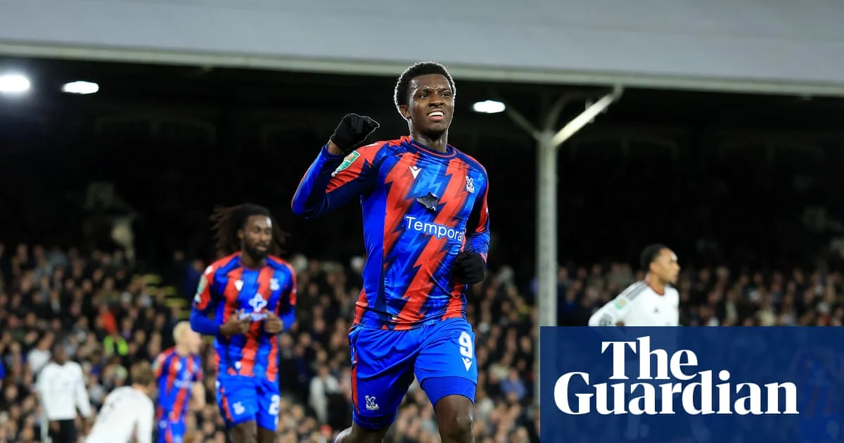 Nketiah, Crystal Palace'ı Fulham deplasmanında çeyrek finale taşıdı