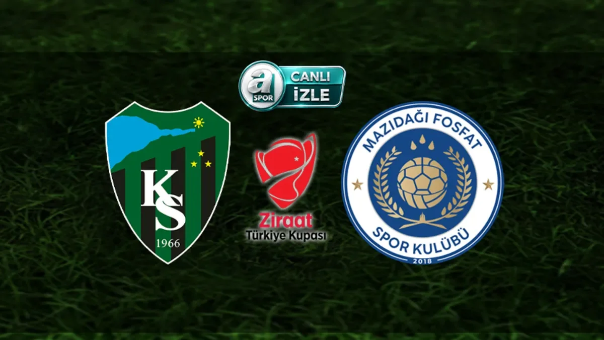 Kocaelispor-Eti Gübre Mazıdağı Fosfat Spor | CANLI (Ziraat Türkiye Kupası)