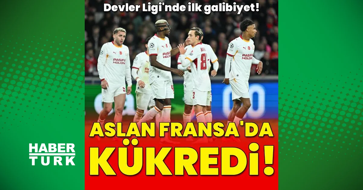 Galatasaray Lille deplasmanında 4-2 kazandı
